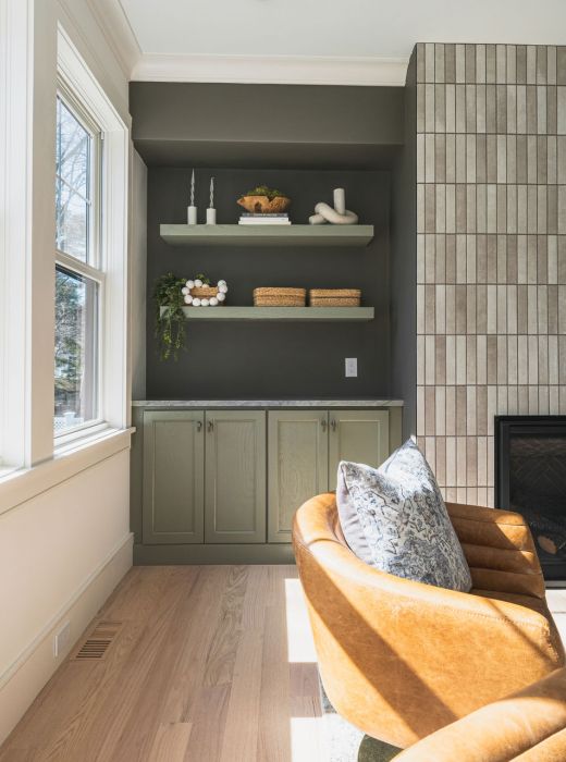Family Room Built-in Cabinets design by Ashland Cabinet